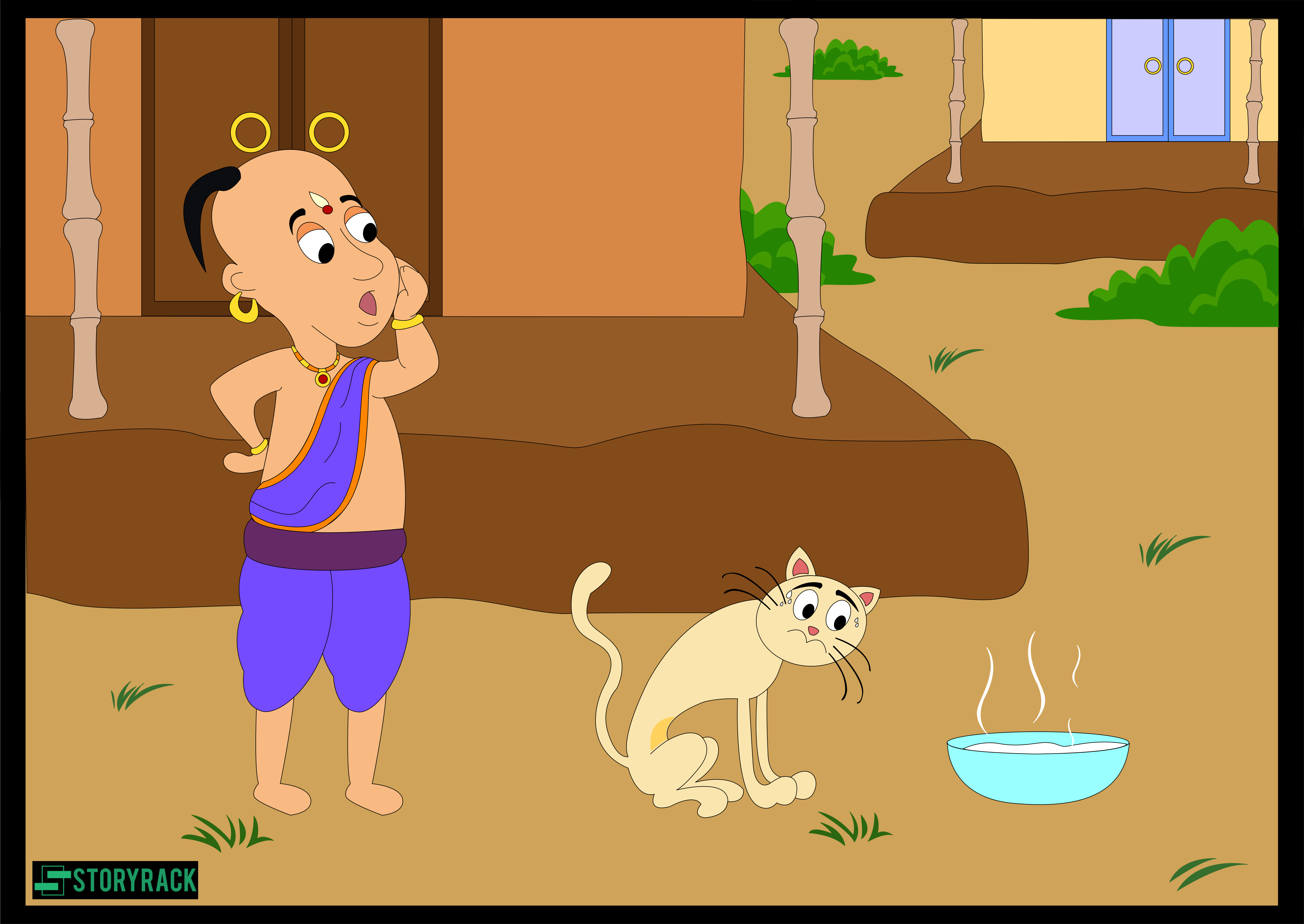 Tenali and his Cat