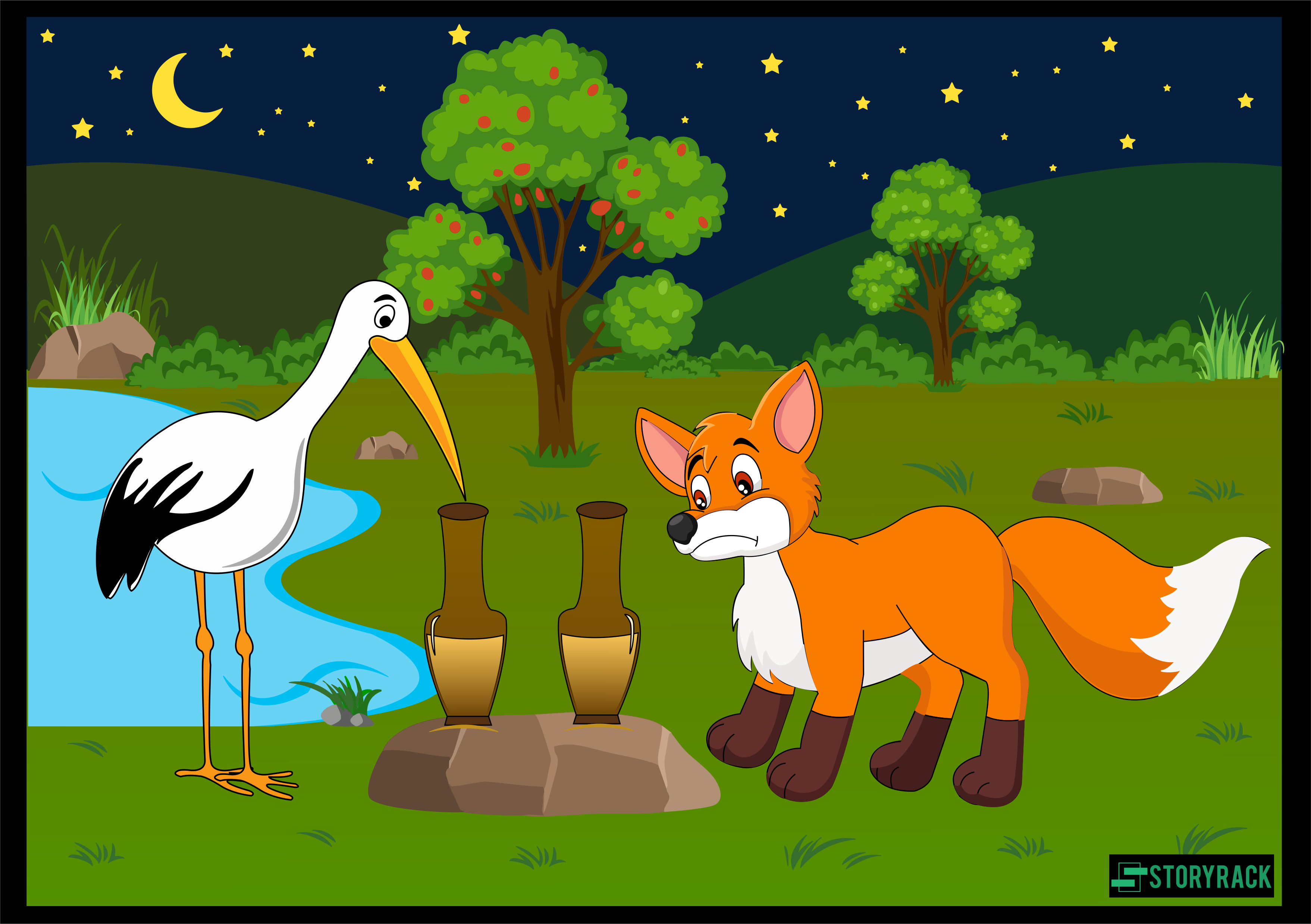 The Fox And The Crane